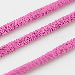 Nylon Satin Rattail Cords&nbsp;X-NWIR-A003-15