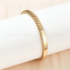 304 Stainless Steel Link Chain Bracelets for Women&nbsp;BJEW-Z143-16G