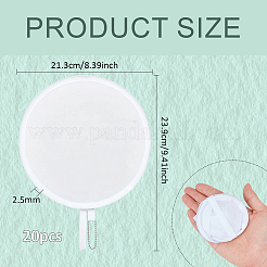 Polyester Foldable Flying Disc Fans&nbsp;AJEW-WH0752-538F