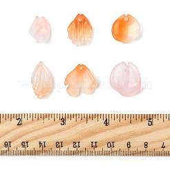 120Pcs 6 Styles Spray Painted Glass Pendants&nbsp;GLAA-FS0002-20