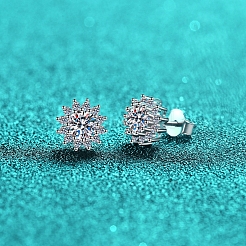 Anti-Tarnish 925 Sterling Silver Micro Pave Clear Cubic Zirconia&nbsp;AJEW-U007-10P