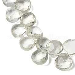Natural Green Quartz Beads Strands&nbsp;G-D099-01B