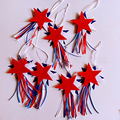 Non Woven Fabric Tassel Pendants&nbsp;GUQI-PW0001-290