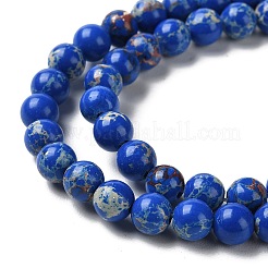 Synthetic Imperial Jasper Dyed Beads Strands&nbsp;G-D077-A01-01A