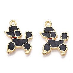 Alloy Enamel Pendants&nbsp;X-ENAM-WH0071-02B