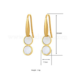 304 Stainless Steel Dangle Earrings&nbsp;VW1668-2