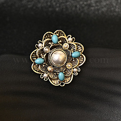 Baroque Style Flower Brooch for Women&nbsp;PW-WG27940-01