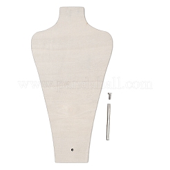 Vase Shaped MDF & Iron Pendant Necklace Jewely Display Stands&nbsp;NDIS-G008-01A-02