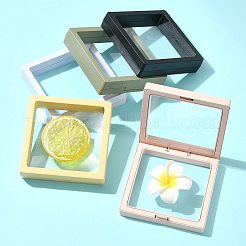 5Pcs Square Transparent PE Thin Film Suspension Jewelry Display Box&nbsp;CON-FS0001-19D