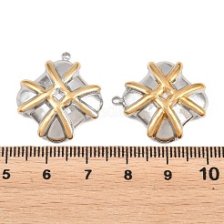 304 Stainless Steel Pendants&nbsp;STAS-G398-02GP