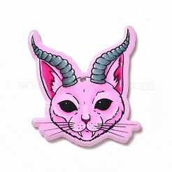 Halloween Printed Acrylic Pendants&nbsp;MACR-K330-09B