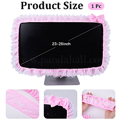 1Pc Polyester Lace Computer Frame Cover&nbsp;AJEW-CN0007-75A
