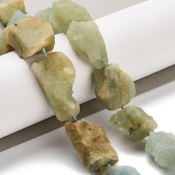 Raw Rough Natural Aquamarine Beads Strands&nbsp;G-K383-B01-01