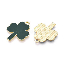 Saint Patrick's Day Alloy Enamel Pendants&nbsp;ENAM-T023-05B