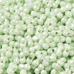 Opaque Colours Luster Glass Seed Beads&nbsp;X1-SEED-B001-01A-10