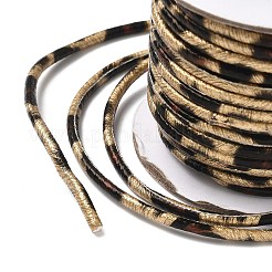 Leopard Printed Round Imitation Leather Cords&nbsp;LC-S020-01C