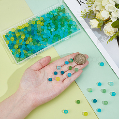 350Pcs 10 Colors Transparent Glass Beads&nbsp;EGLA-PH0001-87