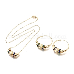 Bohemia Brass Jewelry Set&nbsp;SJEW-F224-02G