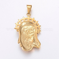 304 Stainless Steel Big Pendants&nbsp;STAS-H450-78G