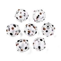 Transparent Glass Enamel Beads&nbsp;GLAA-G084-01A