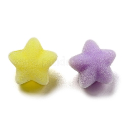 Flocky Acrylic Beads&nbsp;FIND-L014-01
