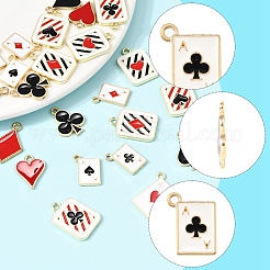 24Pcs 12 Style Alloy Enamel Pendants&nbsp;ENAM-FS0002-96