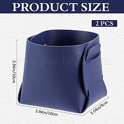 2Pcs PU Leather Jewelry Plate&nbsp;AJEW-CN0002-74E