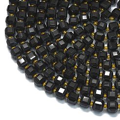 Natural Black Onyx(Dyed & Heated) Beads Strands&nbsp;G-K389-A52-01