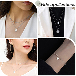 4Pcs 925 Sterling Silver Pendants&nbsp;STER-BBC0005-37A