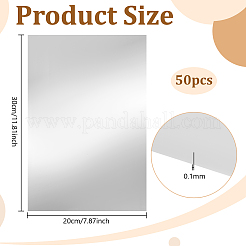 50 Sheets Tinfoil Paper Sheets for Craft Engraving&nbsp;DIY-PH0031-10A
