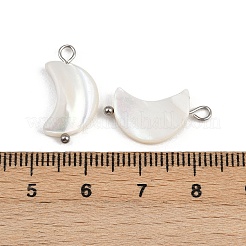 Natural Shell Moon Pendants&nbsp;X1-STAS-D378-37P