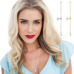 6Pcs 6 Style Brass Cable Chain Necklace Making&nbsp;FIND-AB00047