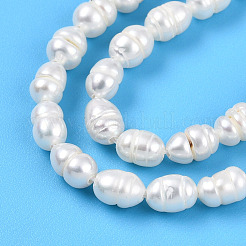 Natural Cultured Freshwater Pearl Beads Strands&nbsp;PEAR-N012-04L