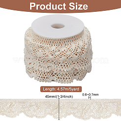 5 Yards Cotton Flower Lace Ribbon&nbsp;OCOR-FG0002-54