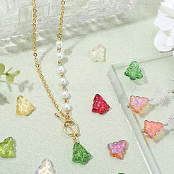 112Pcs 8 Colors Transparent Electroplate Glass Beads&nbsp;EGLA-PA0001-09