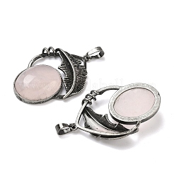 Natural Rose Quartz Pendants&nbsp;G-H332-11AS-05