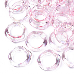 Transparent Resin Finger Rings&nbsp;LS-RJEW-T013-001-E03