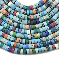 Dyed Synthetic Turquoise Beads Strands&nbsp;G-Z089-A04-R