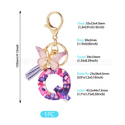 Resin Butterfly Pendant Keychains&nbsp;KEYC-TAC0034-03Q