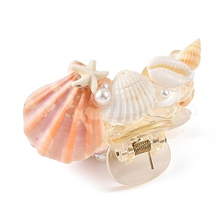 Shell & Starfish Shape Natural Shell Hair Claw Clips&nbsp;PHAR-TA000008