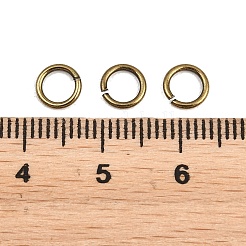 Brass Open Jump Rings&nbsp;KK-NH0012-01C-AB