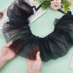 Detachable Fibre Lady's Embroidered Collars&nbsp;AJEW-WH0248-632B