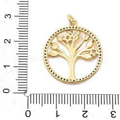 Brass Micro Pave Cubic Zirconia Pendants&nbsp;KK-L209-081G
