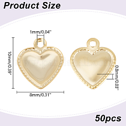 50Pcs 304 Stainless Steel Charms&nbsp;STAS-LP0001-37