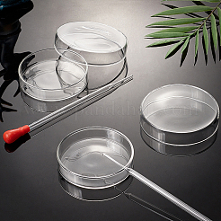 Flat Round Glass Biochemical Petri Dish&nbsp;GLAA-OC0001-14B