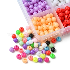 15 Colors Plastic Beads&nbsp;MACR-FS0001-79