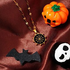 Halloween 304 Stainless Steel Enamel Pendant Necklaces&nbsp;AJ4171
