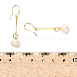 Natural Cultured Freshwater Pearl Dangle Earrings&nbsp;EJEW-JE07217