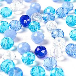 500Pcs 5Colors Electroplate Glass Beads&nbsp;EGLA-LS0001-01A