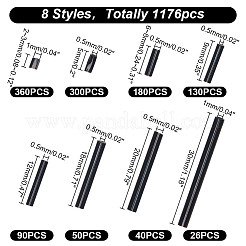 64G 8 Styles Glass Bugle Beads Sets&nbsp;SEED-HY0001-24